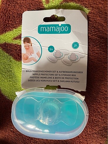 Mamajoo silikon göğüs ucu çıkartıcı seti ve saklama kutusu