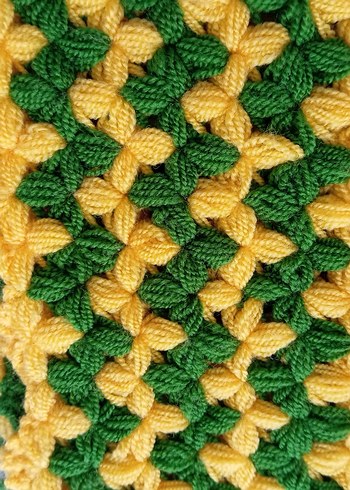 Çok Renkli Örgü Banyo Süngeri - Görsel 5