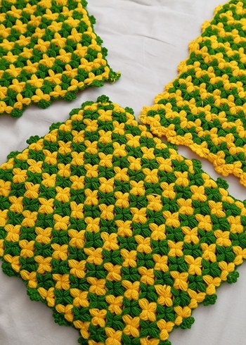 Çok Renkli Örgü Banyo Süngeri - Görsel 2