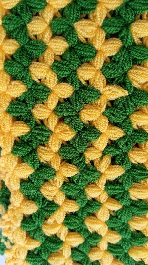 Çok Renkli Örgü Banyo Süngeri - Görsel 5