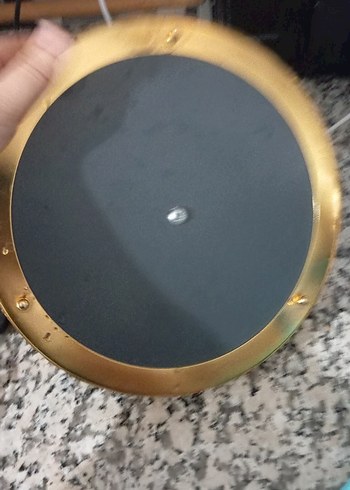 Parlak Altın Renkli Yuvarlak Aynali Tepsi - Görsel 3