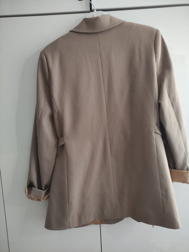 Kuşaklı Kadın Blazer Ceket - Görsel 3