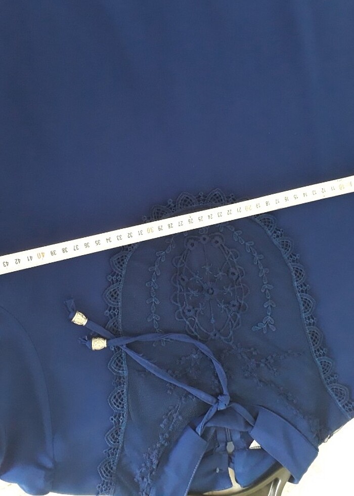 Saten tunik - Görsel 4