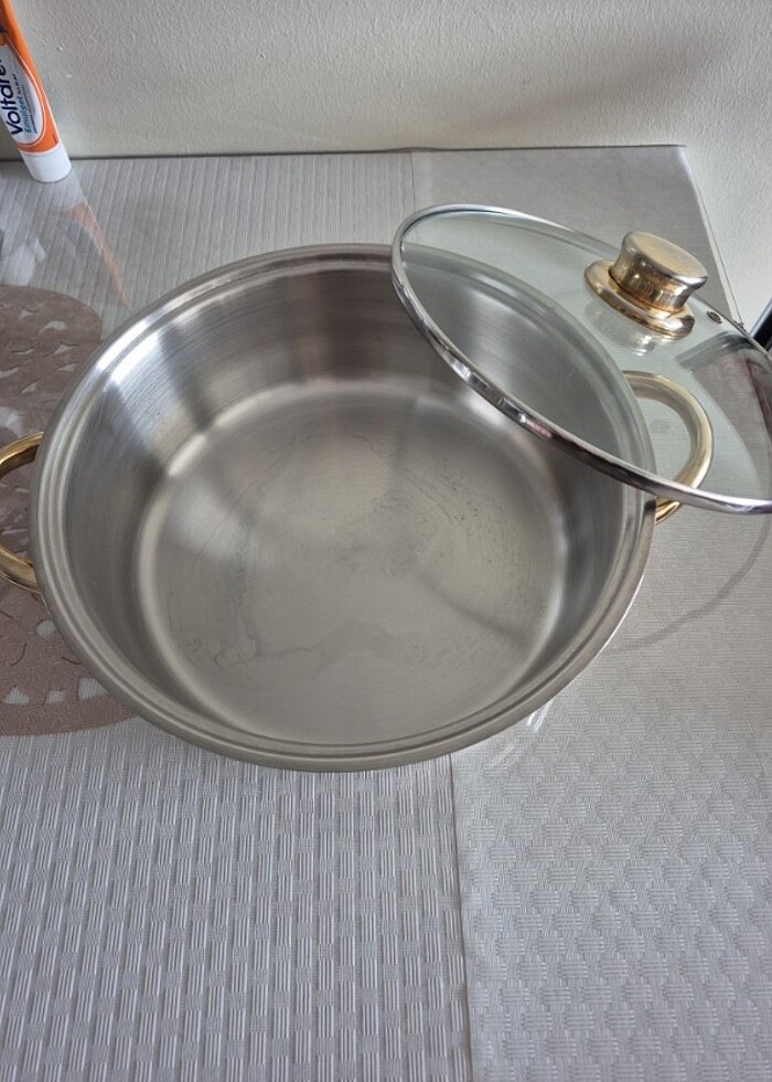 Çelik basık tencere - Görsel 3