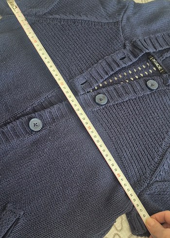 Kapüşonlu Kısa Kollu Triko Hamile Hırkası - Görsel 2