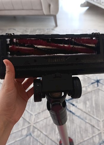 Bordo Gri Kablosuz Elektrikli Süpürge - Görsel 5