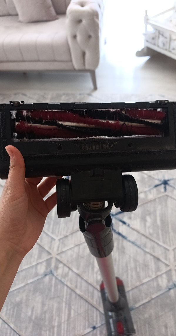 Bordo Gri Kablosuz Elektrikli Süpürge - Görsel 5