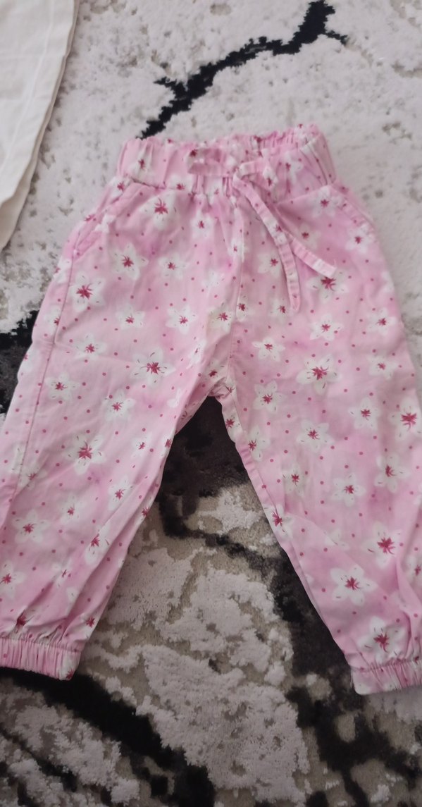 Dantel Detaylı Pembe Kız Bebek Kıyafet Takımı - Görsel 4