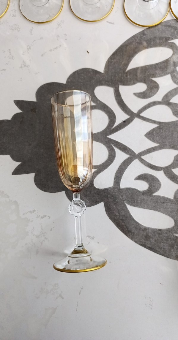 Bej Renkli Şampanya Kadehleri Seti - Görsel 4