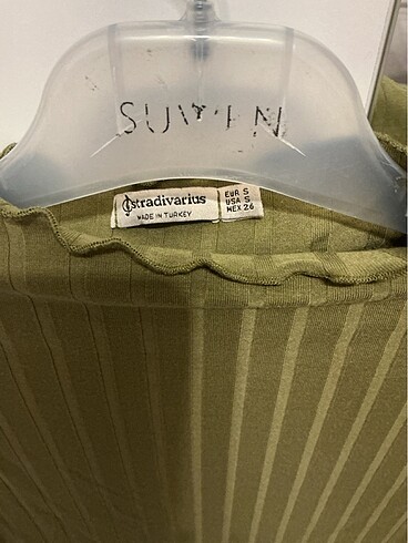 Stradivarius Yeşil Stradivarius marka bluz