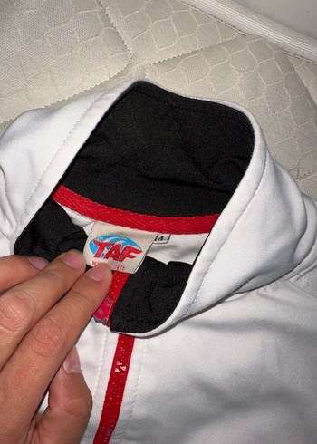 Diğer Beyaz Erkek Uzun Kollu Fermuarlı Spor Üst