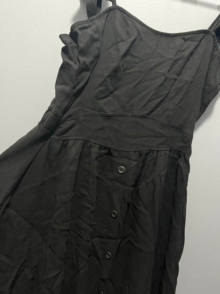 Lacivert Uzun yazlık Elbise - Görsel 3