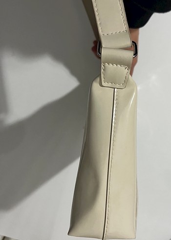 Bej Deri Kadın El Çantası - Görsel 3