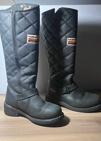 Harley Davidson Kadın Uzun çizme - Görsel 2