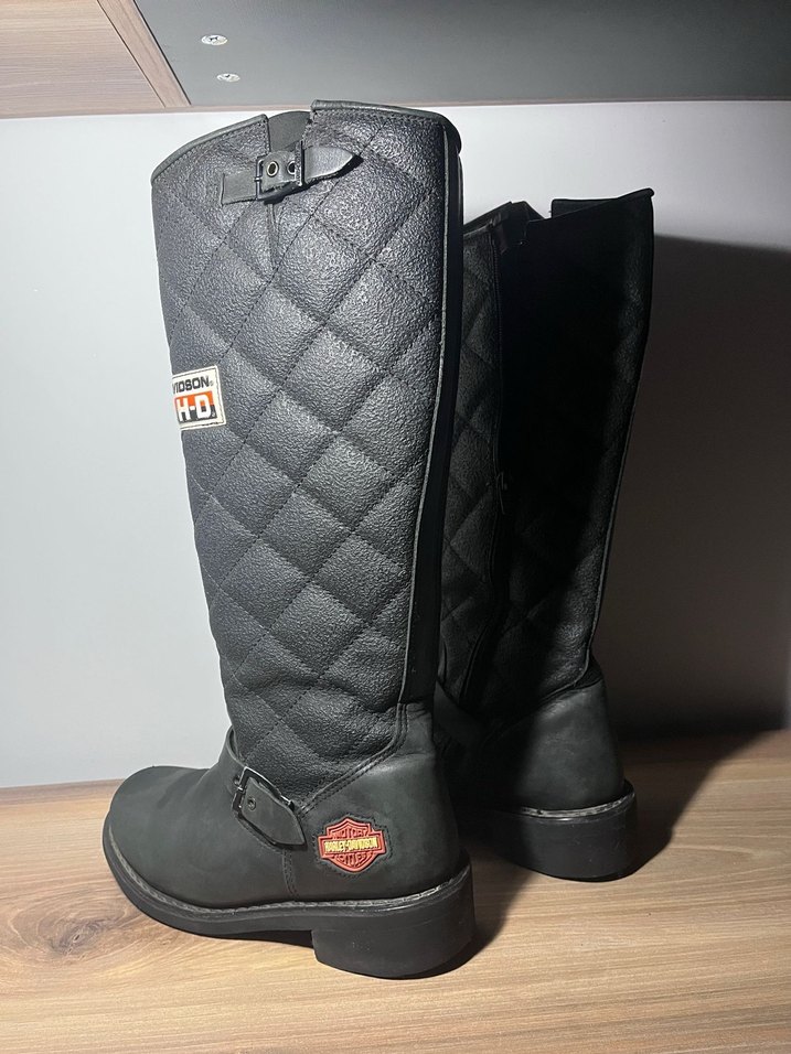 Harley Davidson Kadın Uzun çizme - Görsel 4