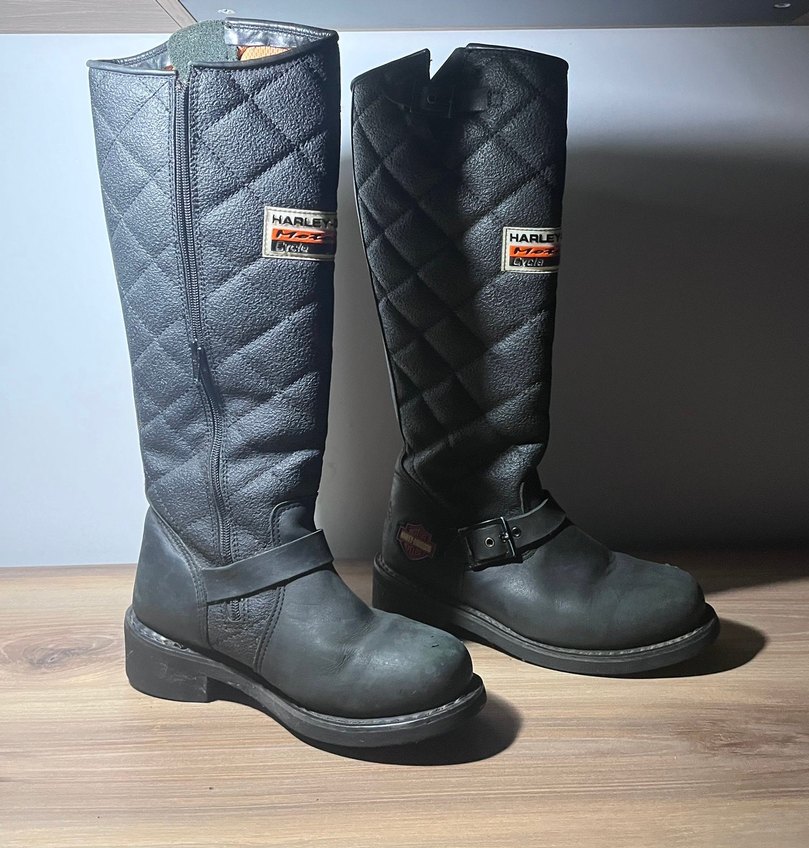 Harley Davidson Kadın Uzun çizme - Görsel 2