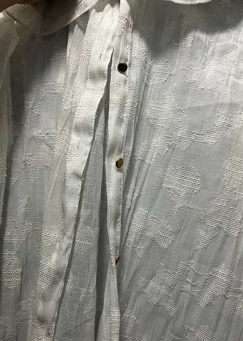 Bohem Beyaz Dantelli Kadın Gömlek - Görsel 6