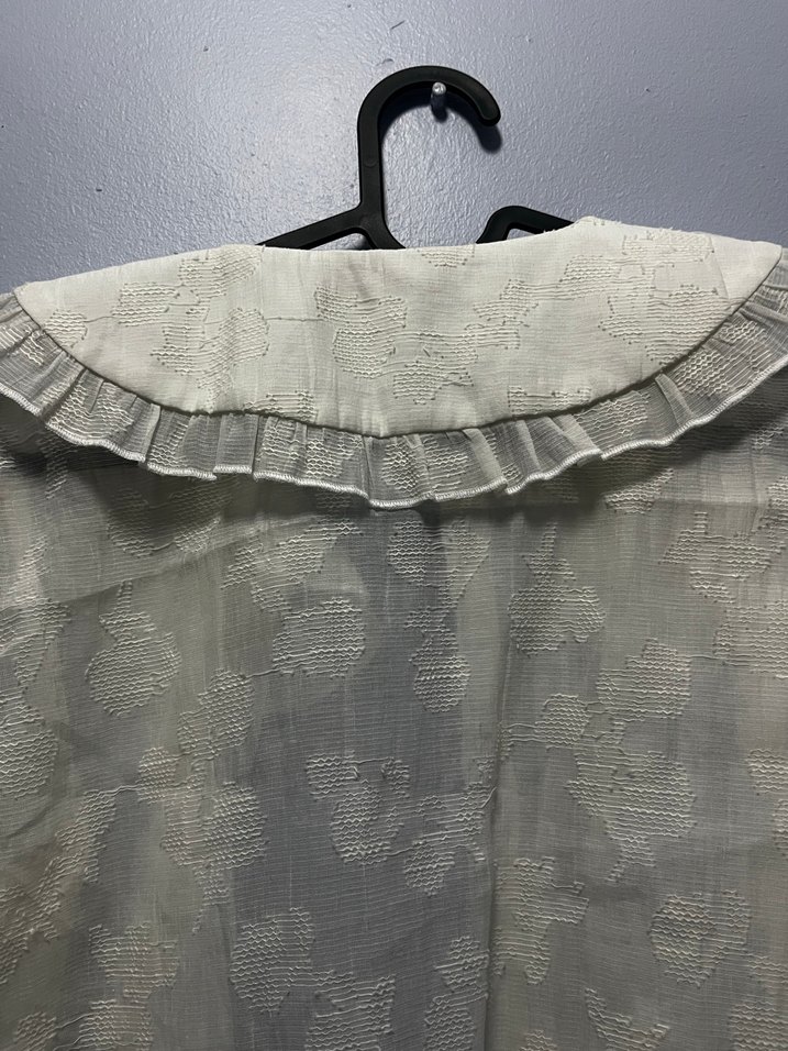 Bohem Beyaz Dantelli Kadın Gömlek - Görsel 5