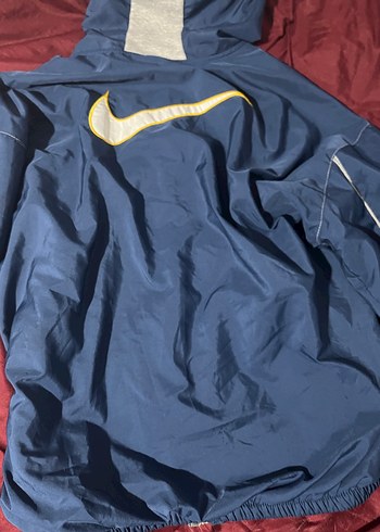 Nike Nike Mavi Kapüşonlu Yağmurluk