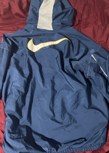 Nike Mavi Kapüşonlu Yağmurluk