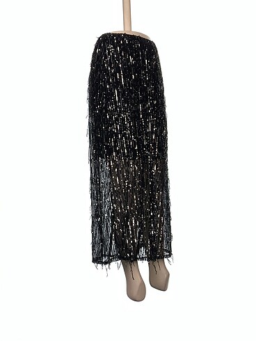 m Beden siyah Renk Vintage Love Midi Etek %70 İndirimli.