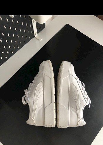 Beyaz Kadın Platform Spor Ayakkabı - Görsel 6