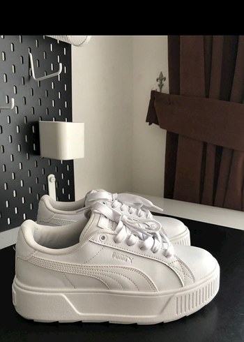 Beyaz Kadın Platform Spor Ayakkabı - Görsel 3