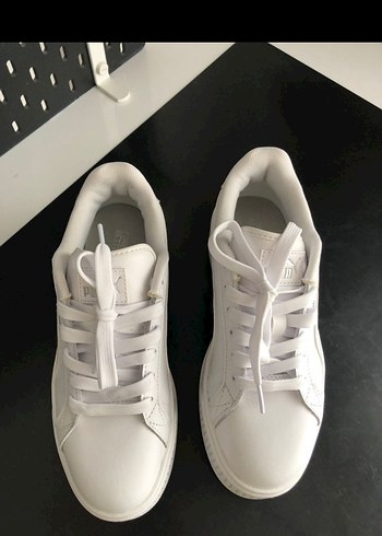 Beyaz Kadın Platform Spor Ayakkabı - Görsel 4