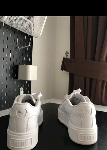 Beyaz Kadın Platform Spor Ayakkabı - Görsel 5