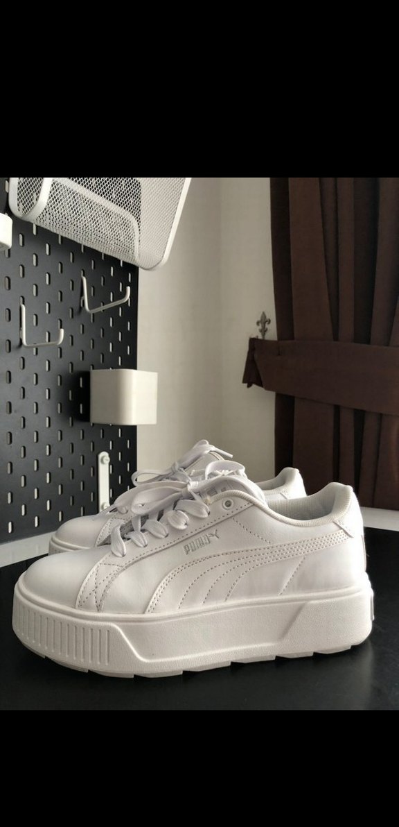 Beyaz Kadın Platform Spor Ayakkabı - Görsel 2