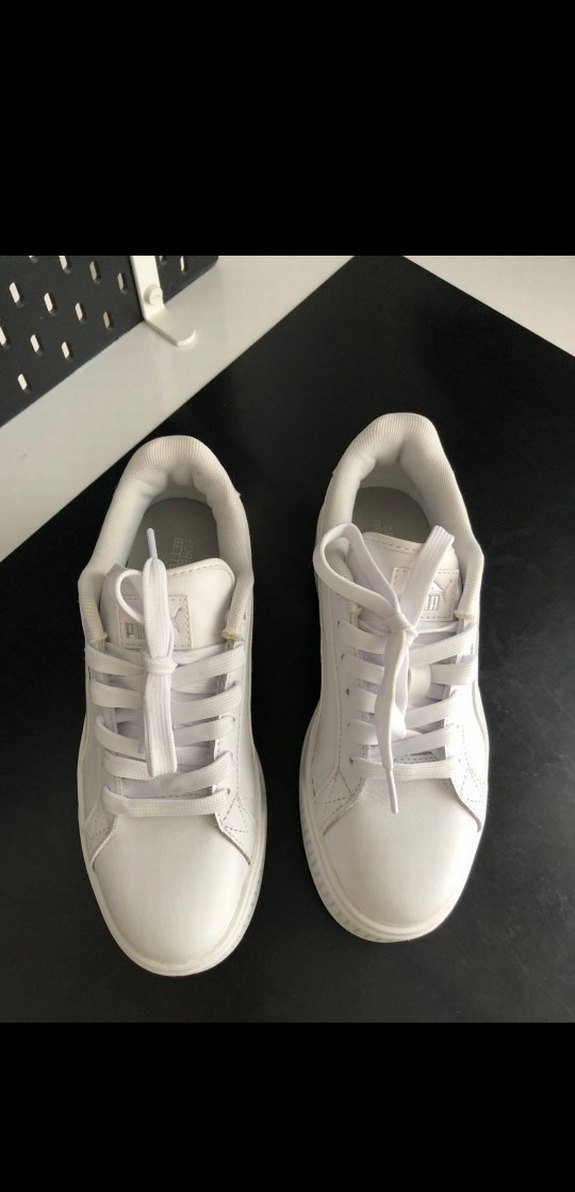 Beyaz Kadın Platform Spor Ayakkabı - Görsel 4