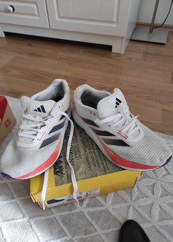 Beyaz Erkek Koşu ve Antrenman Ayakkabısı Velcro - Görsel 4