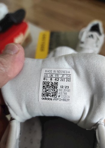 Beyaz Erkek Koşu ve Antrenman Ayakkabısı Velcro - Görsel 2