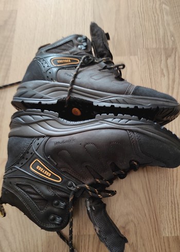 Erkek Siyah Bağcıklı Kauçuk Bot 42 numara - Görsel 9