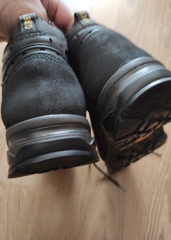 Erkek Siyah Bağcıklı Kauçuk Bot 42 numara - Görsel 10
