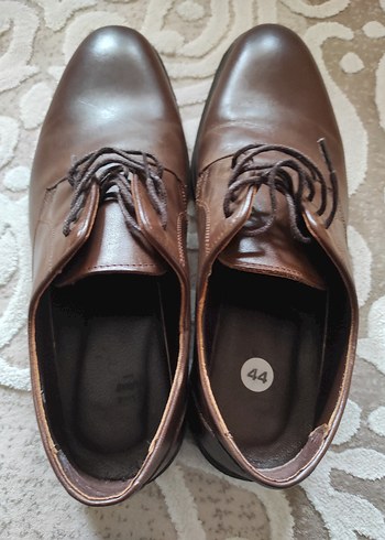 Kahverengi Deri Erkek Klasik Ayakkabı 44numara - Görsel 2