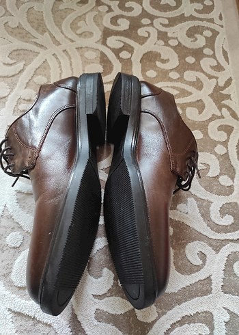 Kahverengi Deri Erkek Klasik Ayakkabı 44numara - Görsel 4