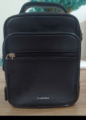 Diger Siyah Erkek Omuz Çantası Cengiz Pakel marka - Görsel 2