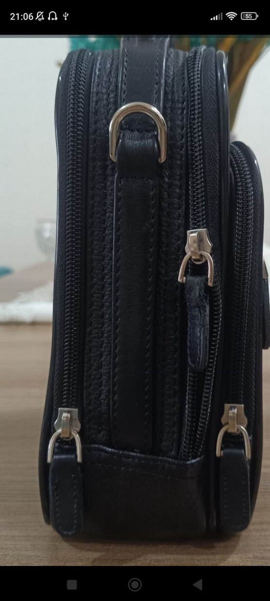 Diger Siyah Erkek Omuz Çantası Cengiz Pakel marka - Görsel 4