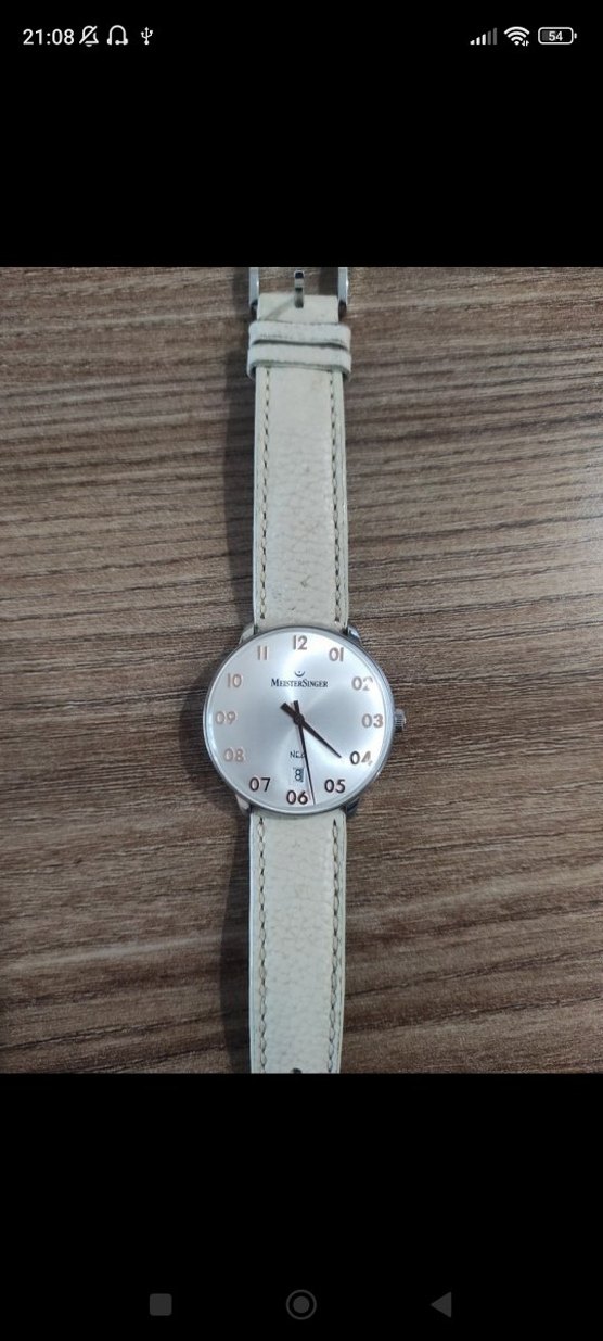 Bej Minimalist erkek Kol Saati - Görsel 2