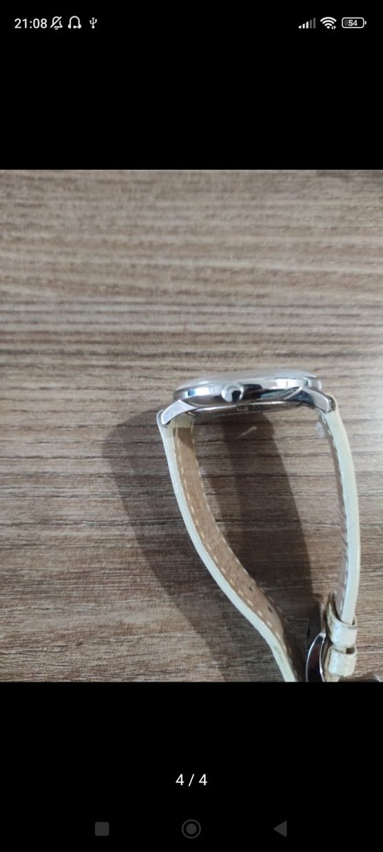 Bej Minimalist erkek Kol Saati - Görsel 4