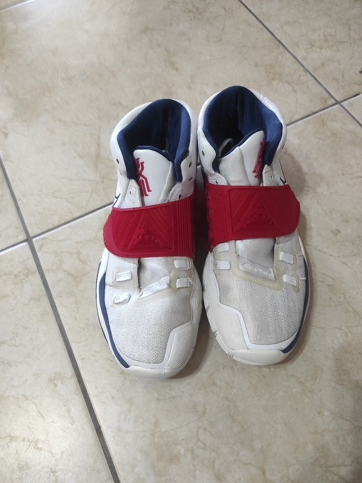 Nike Beyaz Basketbol Ayakkabısı Velcro Bantlı - Görsel 5