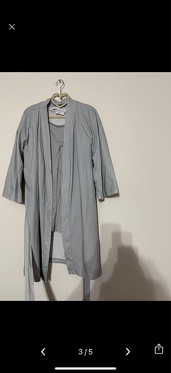 Hamile pijama sabahlıklı takım - Görsel 4