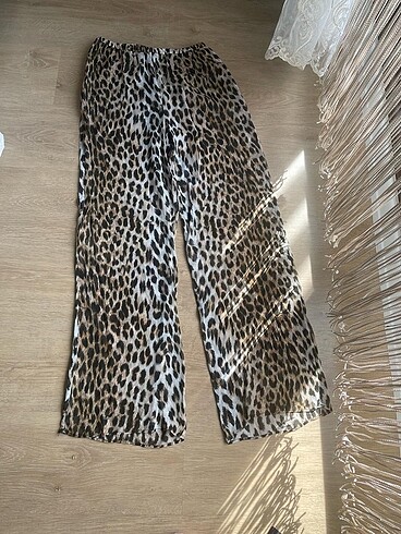 ZARA LEOPAR PANTALON