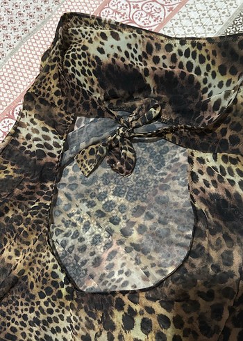 LEOPAR PAREO ELBİSE - Görsel 7