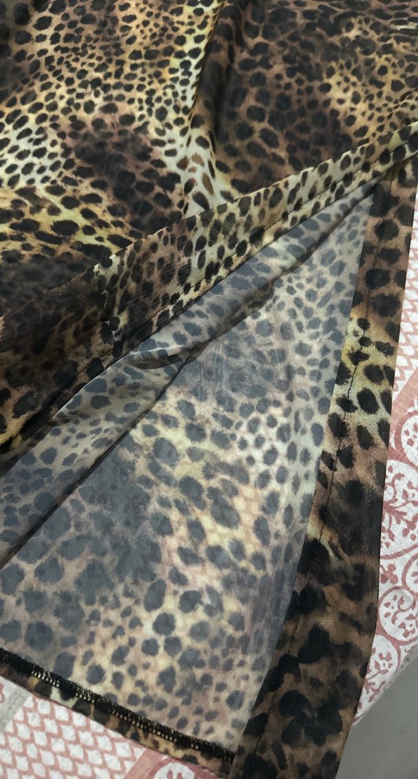 LEOPAR PAREO ELBİSE - Görsel 5