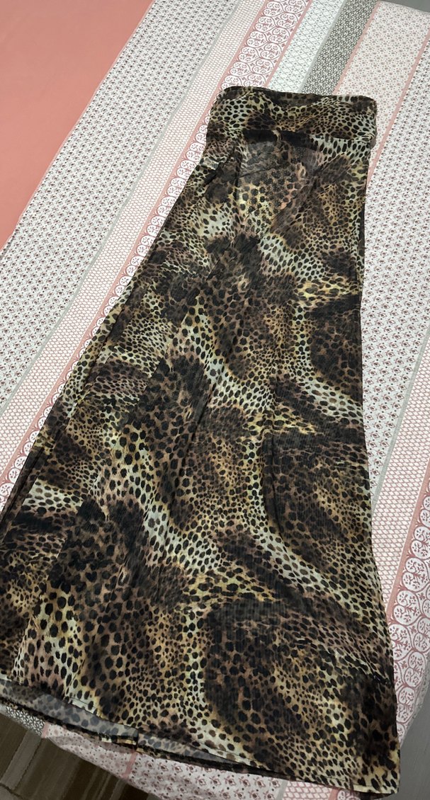 LEOPAR PAREO ELBİSE - Görsel 4