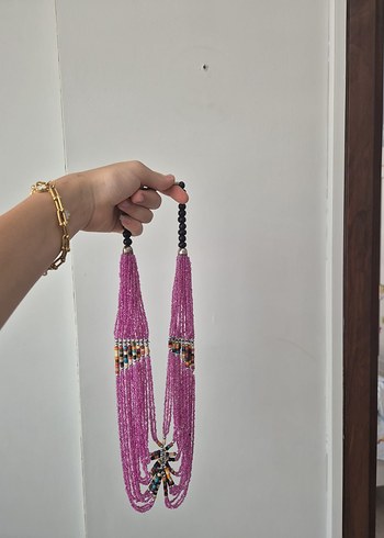 Accessorize el emeği boncuk kolye