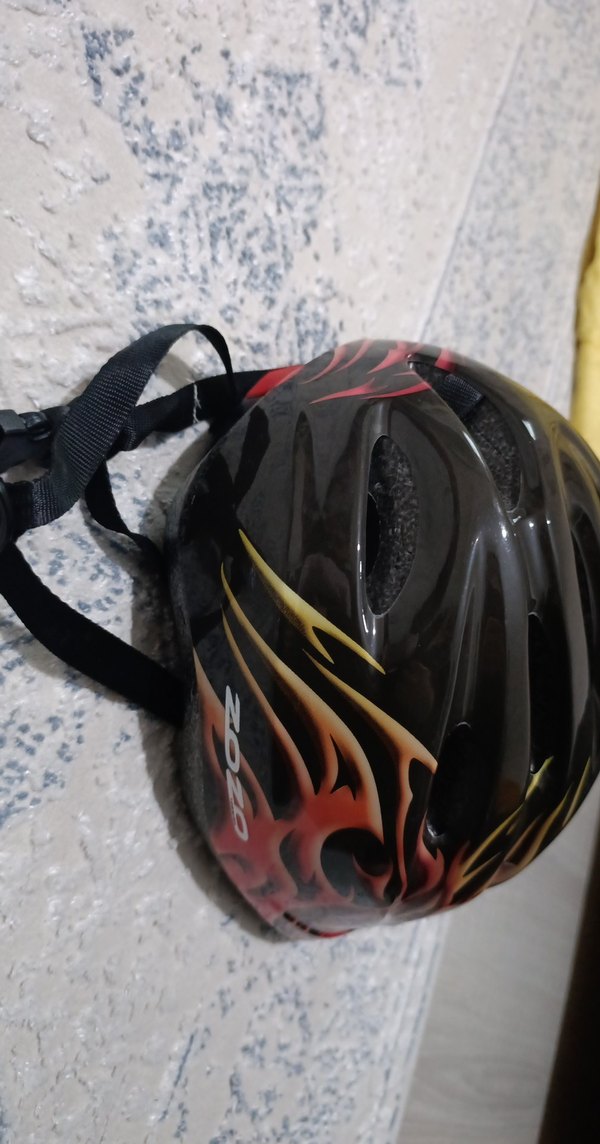 Renkli Desenli Biker Kask - Görsel 2