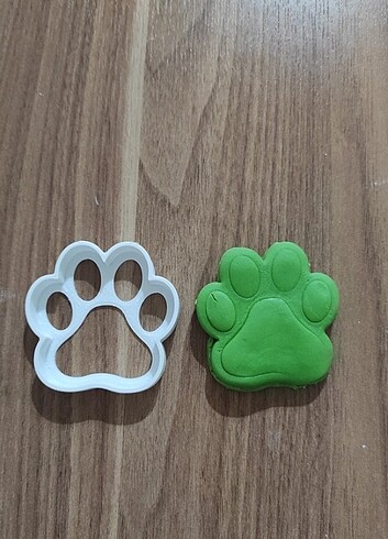 Kedi patisi kurabiye kalıbı 